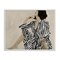 Stupell Industries Stylish Woman in Thought Framed Giclee Wall Art Design by Design Fabrikken